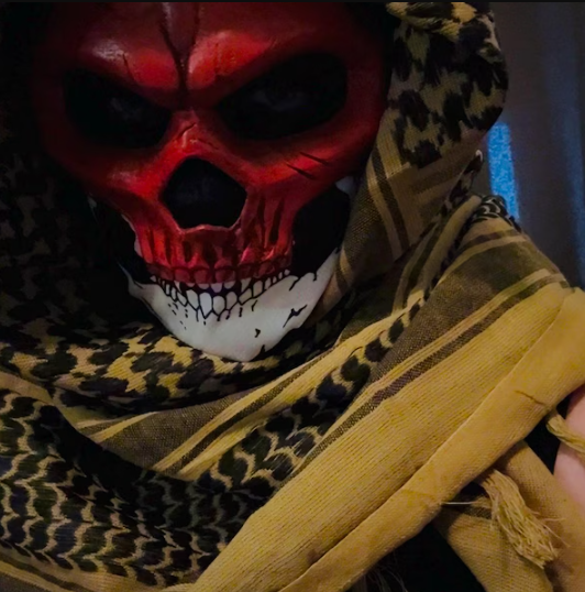 Mask red v1 - Skull