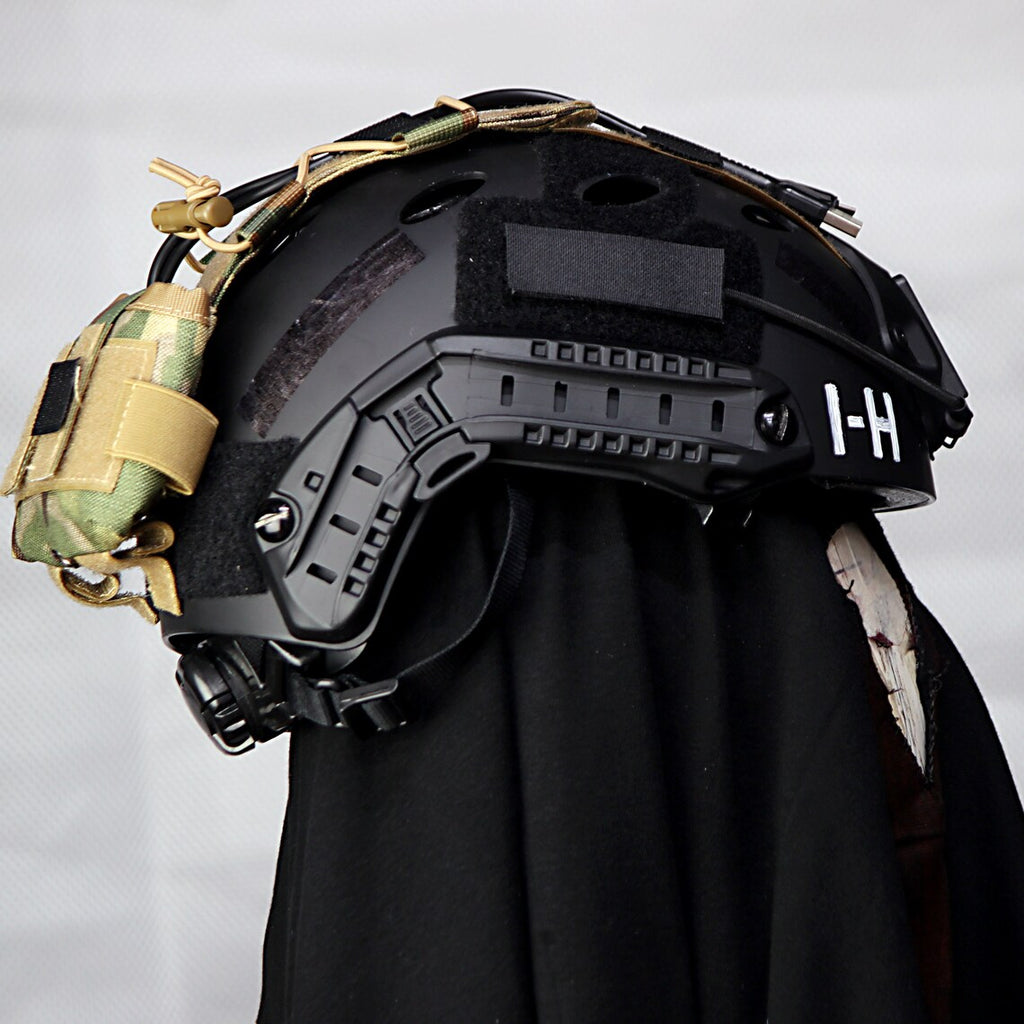 Helmet mask v2 black - red