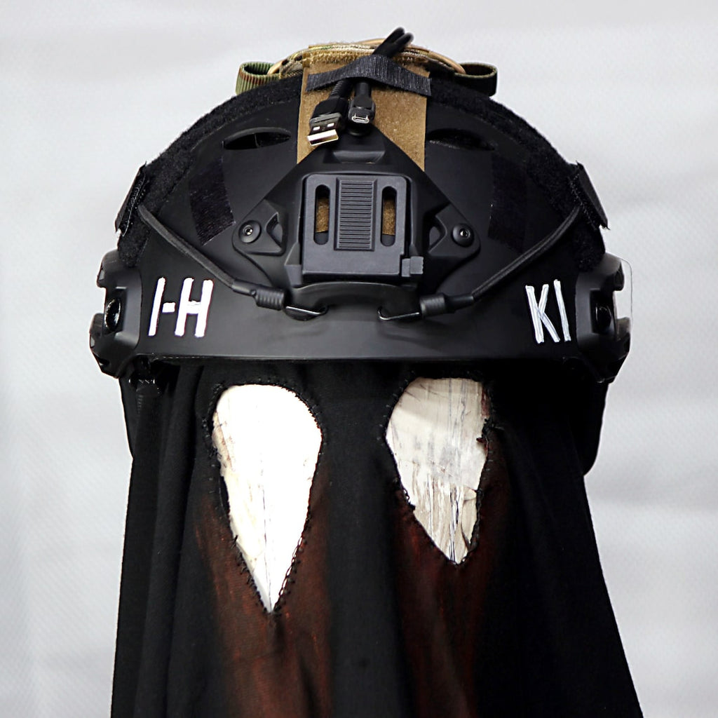 Helmet mask v2 black - red